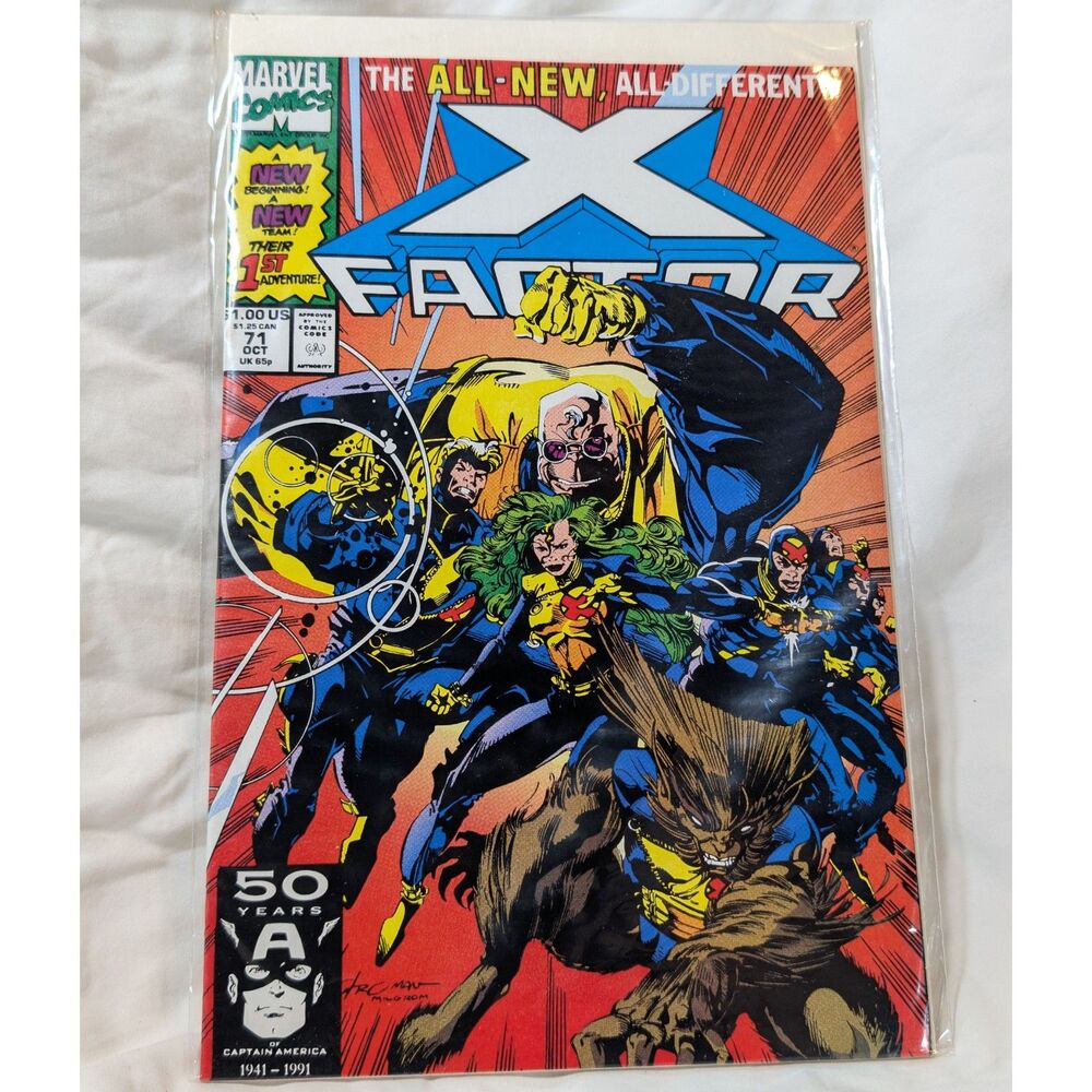 X-Factor #71 (Oct 1991, Marvel Comics) – 1st Appearance of the All-New Team